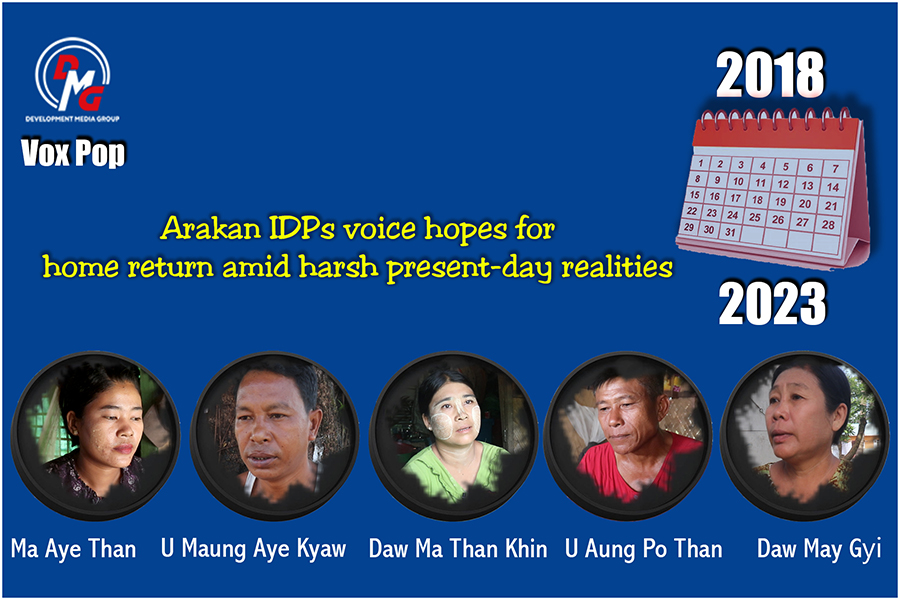 Vox Pop: Arakan IDPs voice hopes for home return amid harsh present-day realities
